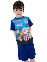 Character Blue PAW Patrol Skye Marshall And Chase Short Pyjamas - Image 3 of 11