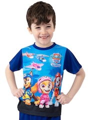 Character Blue PAW Patrol Skye Marshall And Chase Short Pyjamas - Image 6 of 11
