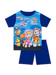 Character Blue PAW Patrol Skye Marshall And Chase Short Pyjamas - Image 7 of 11