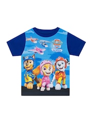 Character Blue PAW Patrol Skye Marshall And Chase Short Pyjamas - Image 8 of 11