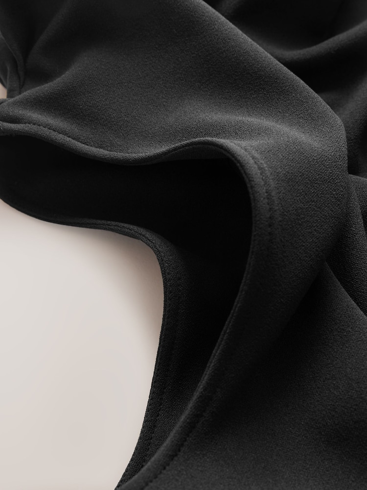 Black Occasion Cowl Neck Sleeveless Jersey Jumpsuit - Image 3 of 3 Black Occasion Cowl Neck Sleeveless Jersey Jumpsuit - Image 3 of 3