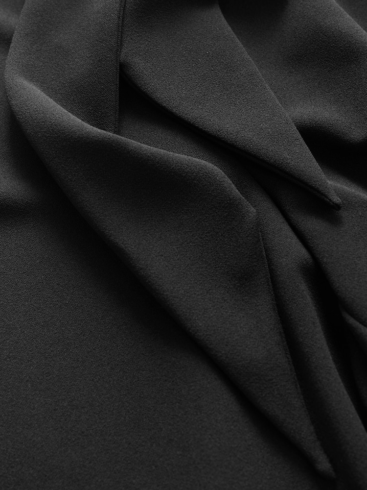 Black Occasion Cowl Neck Sleeveless Jersey Jumpsuit - Image 6 of 6