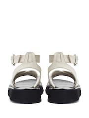 Moda in Pelle Larise Lightweight Eva Ankle Strap Leather Sandals - Image 3 of 4