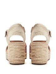 Naranja - Moda in Pelle Earll Closed Toe Quilted Espadrilles Shoes - Imagen 3 de 4