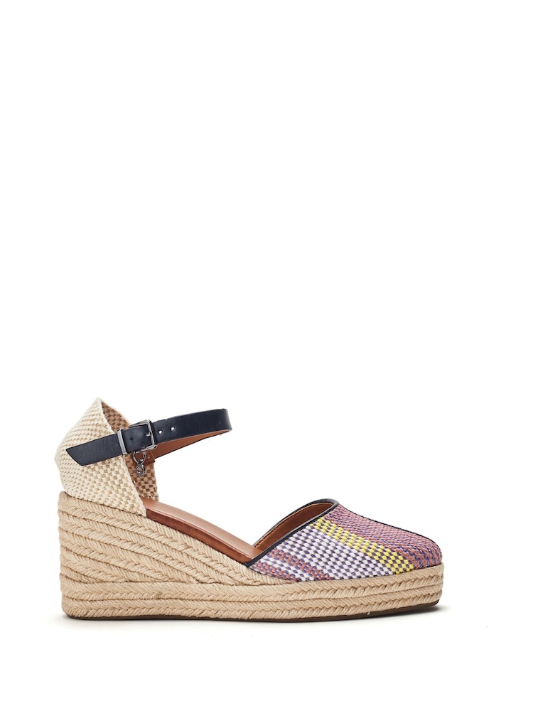 Moda in Pelle Earll Closed Toe Quilted Espadrilles Shoes - Image 1 of 4