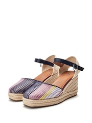 Moda in Pelle Earll Closed Toe Quilted Espadrilles Shoes - Image 2 of 4