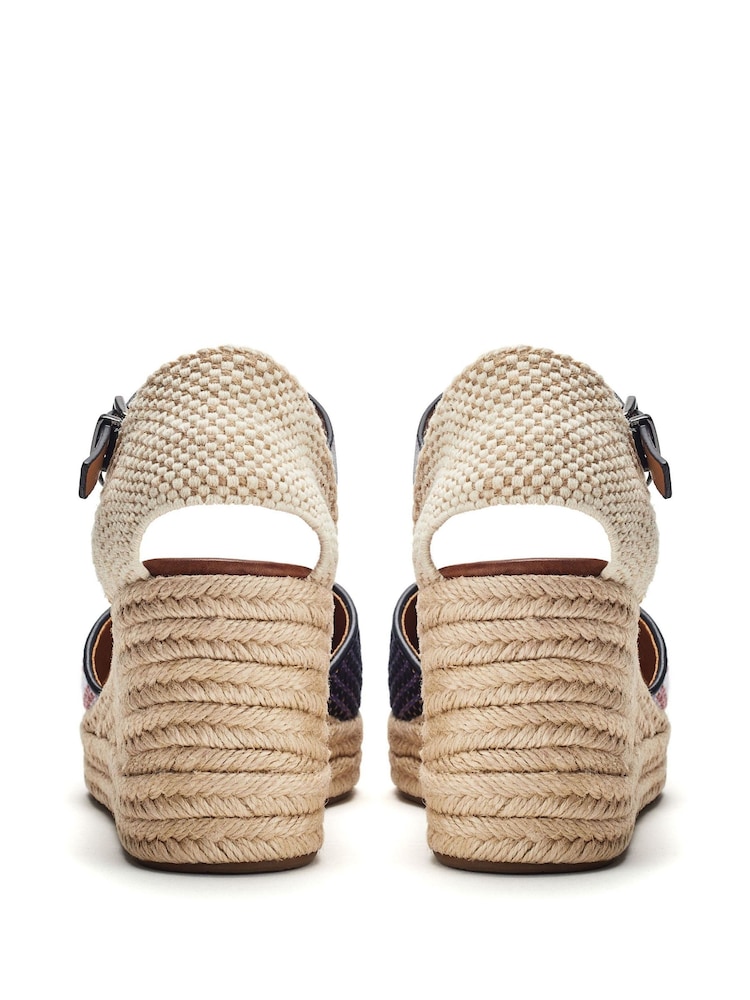 Moda in Pelle Earll Closed Toe Quilted Espadrilles Shoes - Image 3 of 4