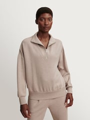 Varley Nude Hawley Half Zip Sweater - Image 2 of 4
