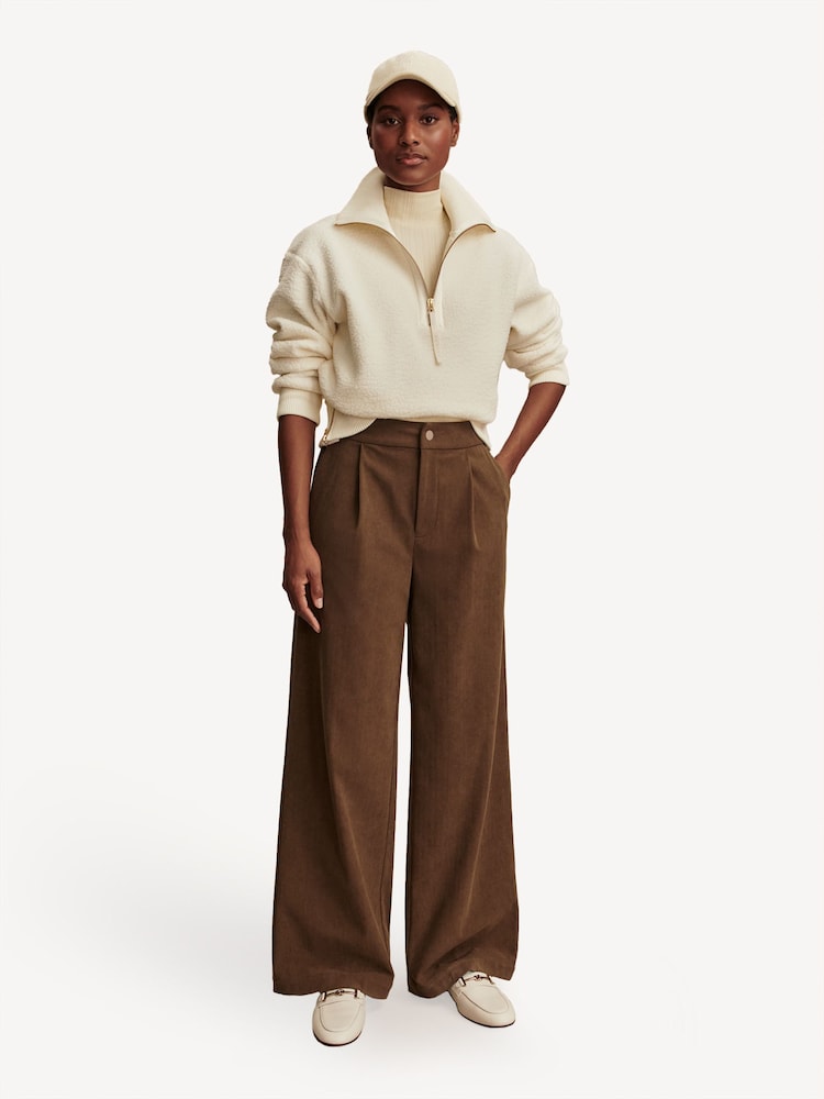 PIECES Dames Pcrosa Hw Wide Pant Noos Bc, Zwart, S/30L