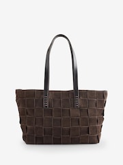 Dragon Diffusion Japan Tote Suede Dark Brown Bag - Image 1 of 7