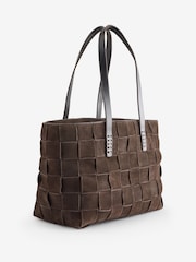 Dragon Diffusion Japan Tote Suede Dark Brown Bag - Image 2 of 7