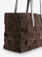 Dragon Diffusion Japan Tote Suede Dark Brown Bag - Image 5 of 7