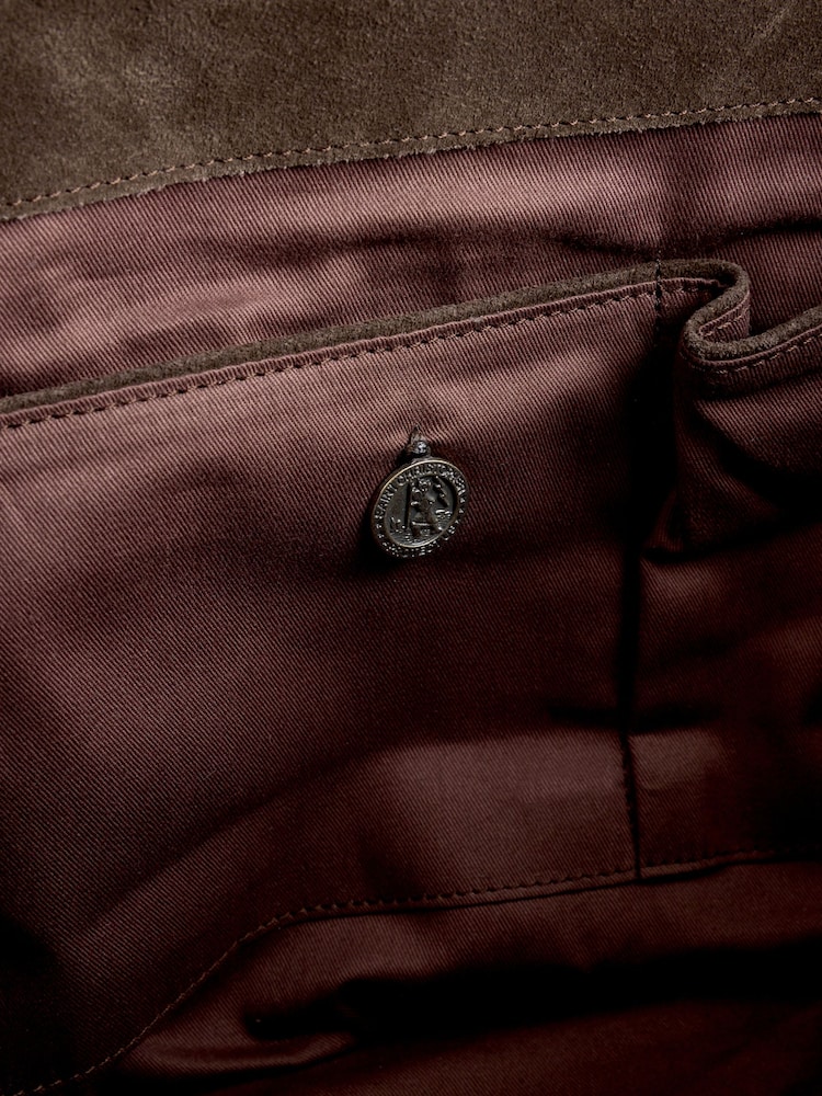 Dragon Diffusion Japan Tote Suede Dark Brown Bag - Image 7 of 7