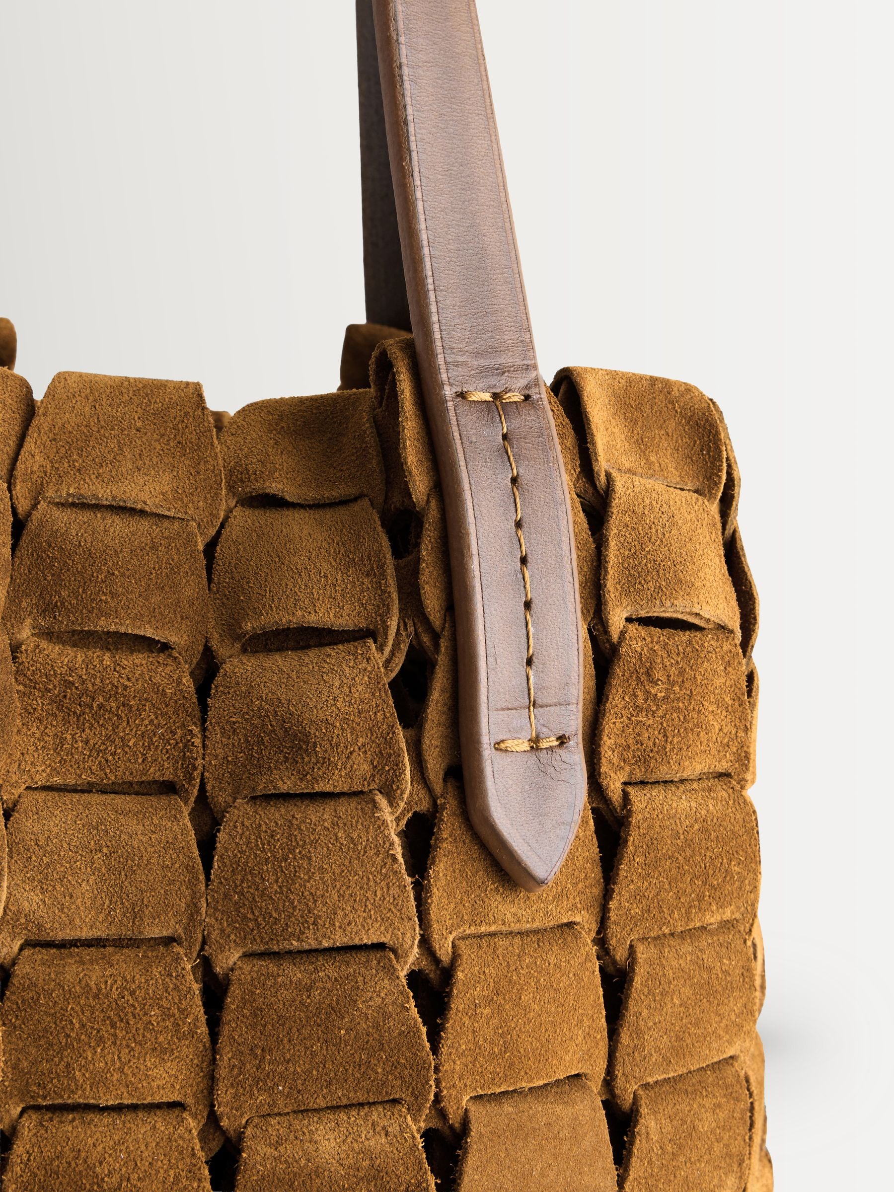 Buy Dragon Diffusion Suede Honey Suede Honey Link Bucket Bag from