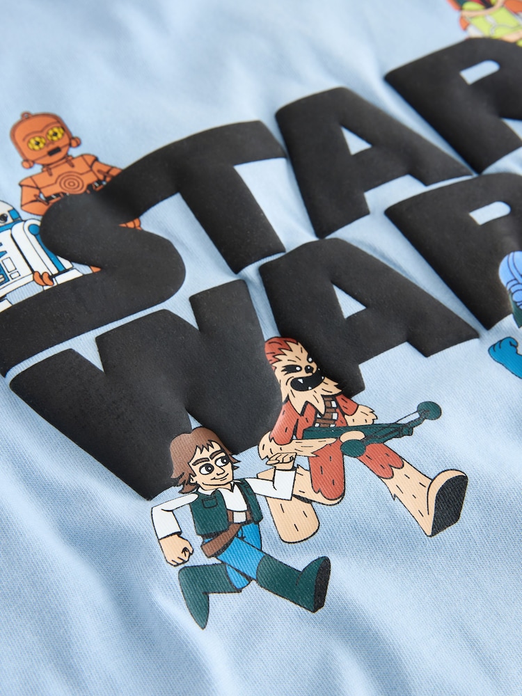 Light Blue Star Wars T-Shirt (3-16yrs) - Image 10 of 10