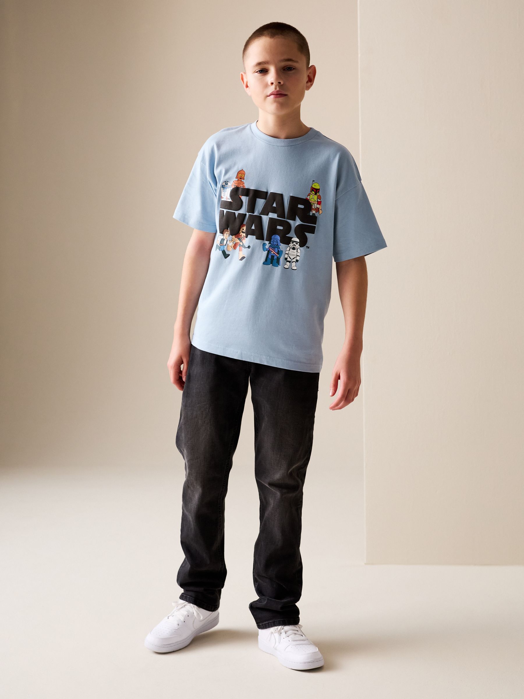 Buy Light Blue Star Wars T-Shirt (3-16yrs) from Next South Africa