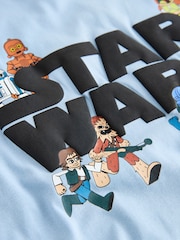 Light Blue Star Wars T-Shirt (3-16yrs) - Image 7 of 7