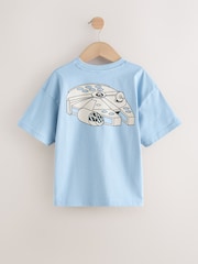 Light Blue Star Wars T-Shirt (3-16yrs) - Image 8 of 10