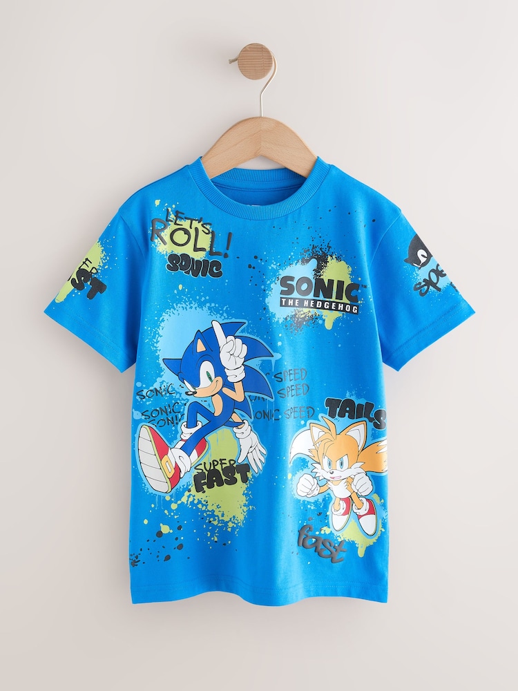 أزرق جرافيتي - تيشِرت بتصميم شخصية Sonic (3 - 16 سنة) - صورة 1 من 4 أزرق جرافيتي - تيشِرت بتصميم شخصية Sonic (3 - 16 سنة) - صورة 1 من 4