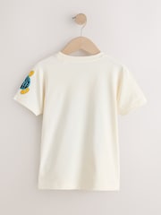 Ecru Sequin - تيشِرت بتصميم شخصية Sonic (3 - 16 سنة) - صورة 3 من 5