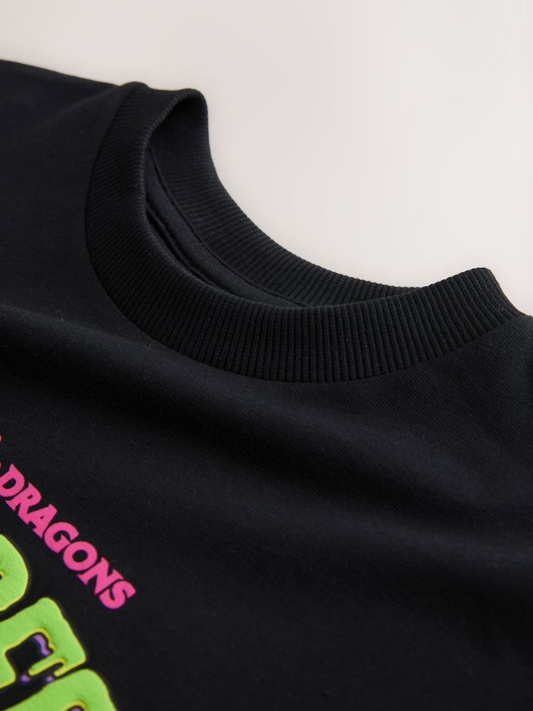 Black Dungeons & Dragons Print Short Sleeve T-Shirt (3-16yrs) - Image 4 of 4 Black Dungeons & Dragons Print Short Sleeve T-Shirt (3-16yrs) - Image 4 of 4