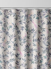 Sara Miller Warm Grey Ornamental Peacock Made to Measure Curtains - Image 8 of 9
