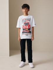 White Hot Wheels Short Sleeve T-Shirt (3-16yrs) - Image 2 of 7