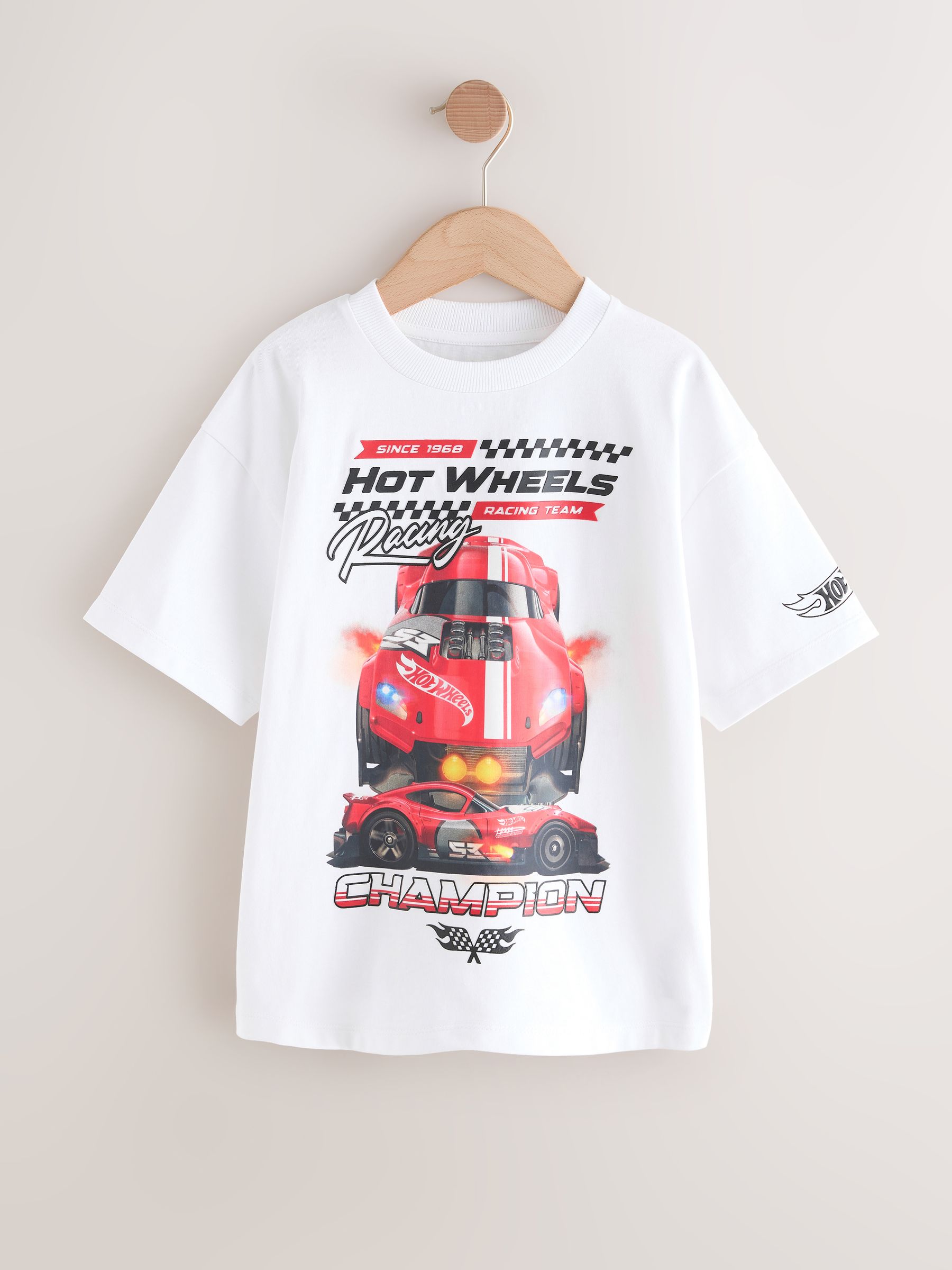 Kopen Wit - Hot Wheels T-shirt met korte mouwen (3-16jr) van Next