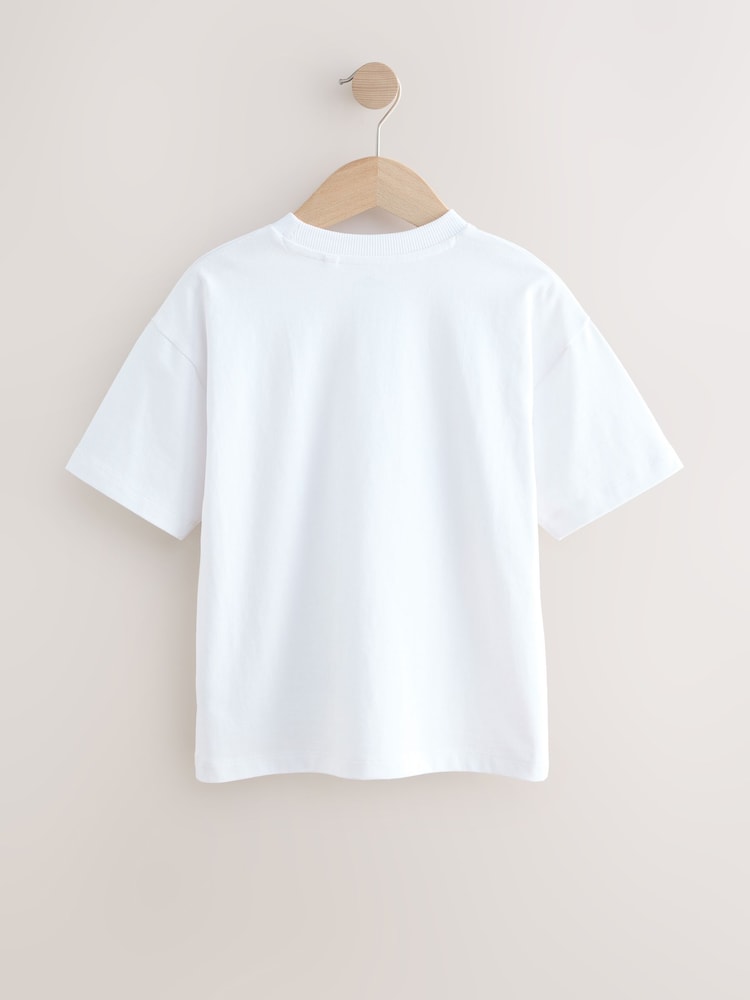 أبيض - تيشِرت بكُم قصير بتصميم Nasa (3 - 16 سنة) - صورة 2 من 4 أبيض - تيشِرت بكُم قصير بتصميم Nasa (3 - 16 سنة) - صورة 2 من 4