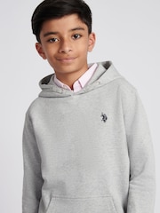 U.S. Polo Assn Grey Boys Double Horsemen Hoodie - Image 2 of 8