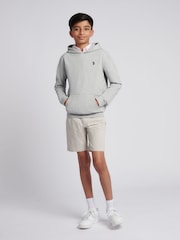 U.S. Polo Assn Grey Boys Double Horsemen Hoodie - Image 3 of 8