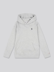 U.S. Polo Assn Grey Boys Double Horsemen Hoodie - Image 6 of 8