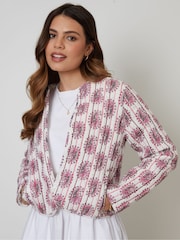 Threadbare Cream 100% Cotton Paisley Quilted Jacket - Image 5 of 9