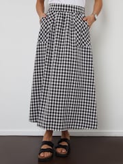 Threadbare Check Patch Pocket Midaxi Skirt - Изображение 2 из 4