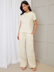 Threadbare 100% Cotton Printed Short Sleeve Pyjamas - صورة 1 من 5