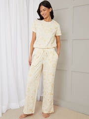 Threadbare 100% Cotton Printed Short Sleeve Pyjamas - صورة 3 من 5