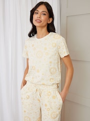 Threadbare 100% Cotton Printed Short Sleeve Pyjamas - صورة 5 من 5