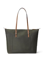 Lauren Ralph Lauren Green Keaton Nylon Tote Bag - Image 1 of 2