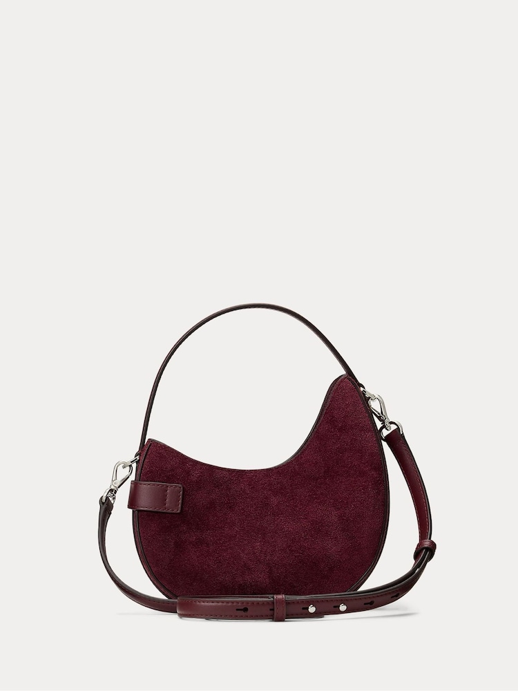Lauren Ralph Lauren Green Suede Cross-Body Bag - Image 2 of 5