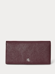 Lauren Ralph Lauren Red Slim Red Leather Purse - Image 1 of 3