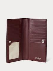 Lauren Ralph Lauren Red Slim Red Leather Purse - Image 3 of 3
