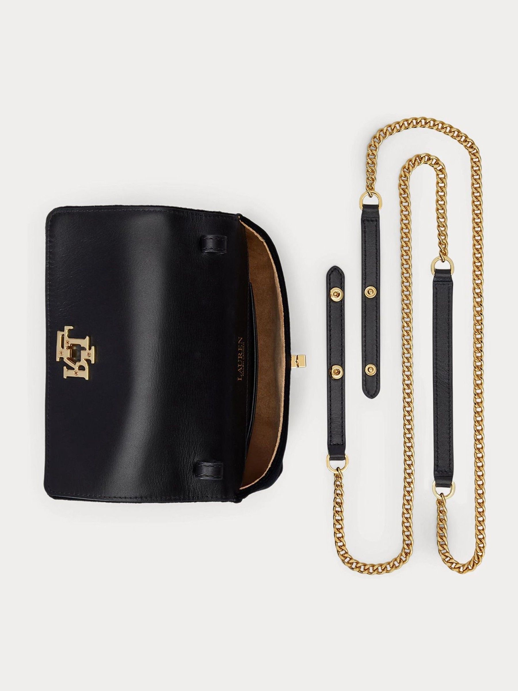 Buy Lauren Ralph Lauren Black Turn-Lock Tech Case Cross-Body Bag