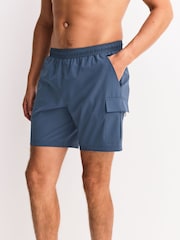Black/Grey Active Cargo Gym Training Shorts 2 Pack - Image 7 of 11