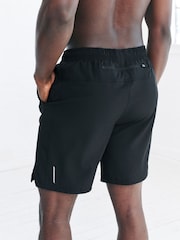 Negro/azul marino - 9 pulgadas - Active Gym Sports Shorts 2 Pack - Imagen 4 de 8