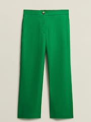 Hobbs Green Lillie 100% Linen Trousers - Image 4 of 4