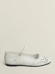 Hobbs White Chrissy Mary Jane Shoes - Image 1 of 3