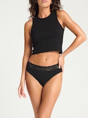 ModiBodi Black Sensual Hi Waist Light Moderate Bikini - Image 1 of 5