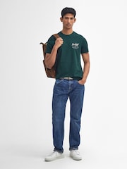 Barbour® Green Script Graphic Print T-Shirt - Image 1 of 6