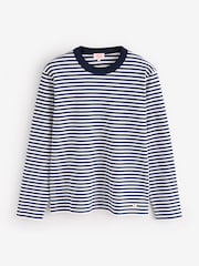 Armor Lux Blue Héritage Long Sleeve T-Shirt - Image 1 of 1
