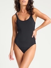 ModiBodi Black One Piece Light Moderate Swimwear - Image 1 of 4
